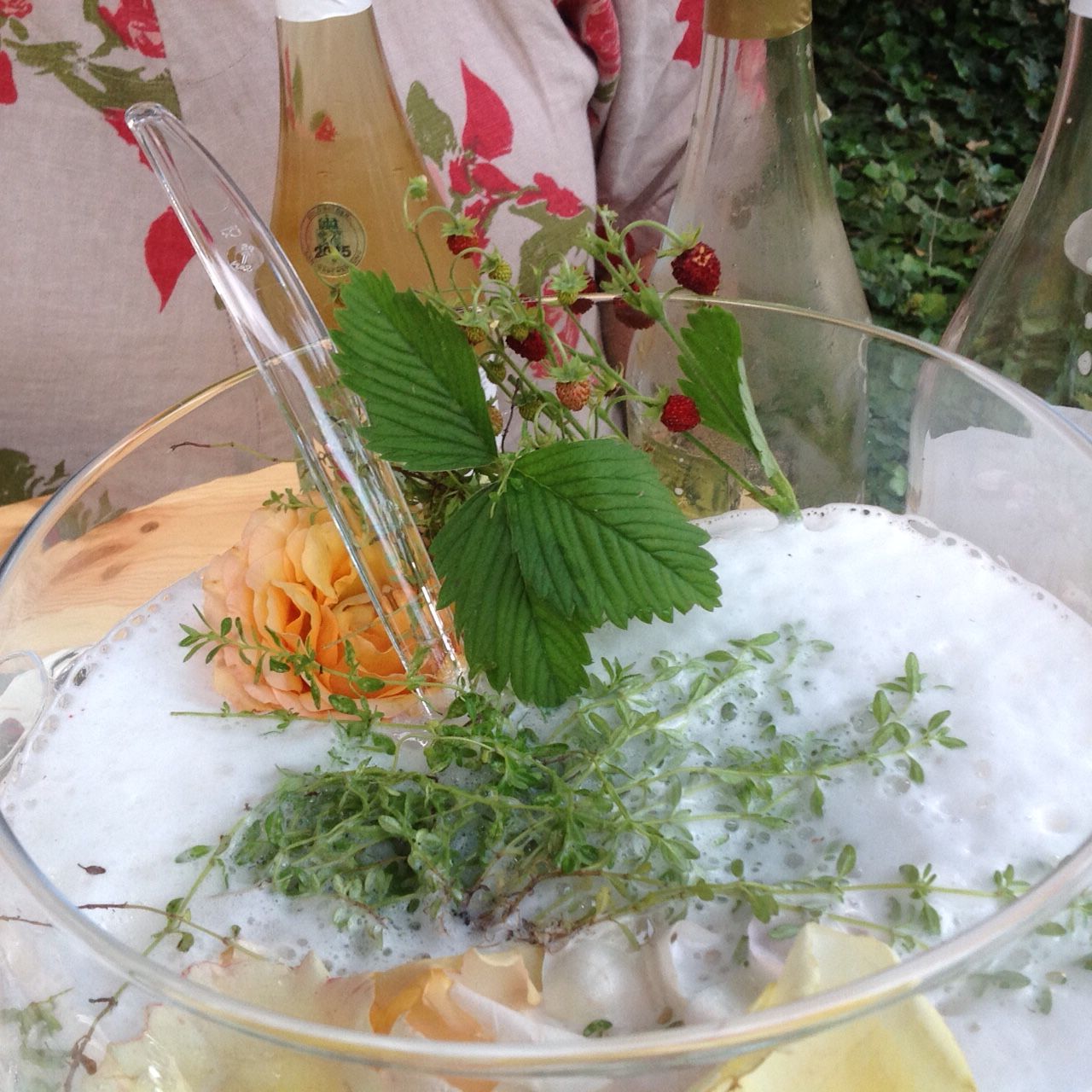 Erfrischend kühle BIO-Apfelcider-Bowle